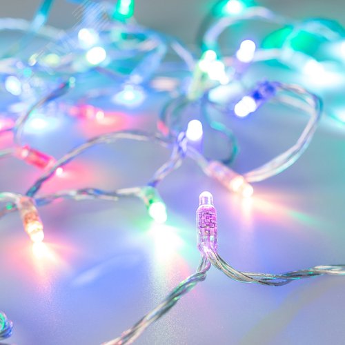 Гирлянда светодиодная декоративная ARD-STRING-CLASSIC-15000-CLEAR-100LED-LIVE RGB-SPI 12V, 53W ARDCL, IP65 - Arlight