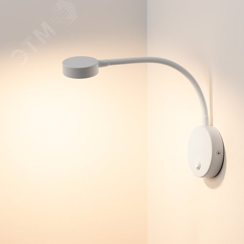 Светильник SP-SON-R90-3W Warm3000 (WH, 100 deg, 230V) (ARL, IP20 Металл, 3 года) - фото 2