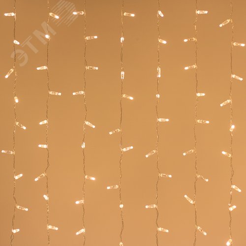 Гирлянда светодиодная декоративная ARD-CURTAIN-CLASSIC-2000x9000-CLEAR-2200 LED Warm 230V, 120W ARDCL, IP65 2
