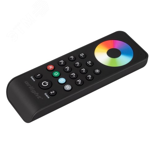 Пульт SMART-R43-RGBW Black 1 зона, 2.4G ARL, IP20 пластик, 5 лет - Arlight