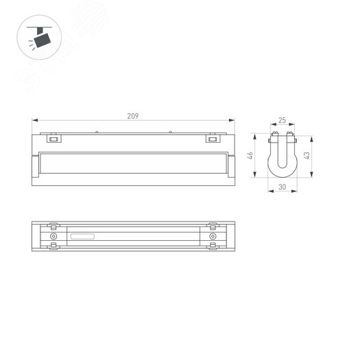 Панель KNX-223-4-GREY (BUS) (IARL, -) (028720) 8