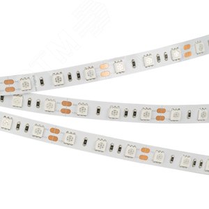 Лента RT 2-5000 12V Red 2x (5060, 300 LED, LUX) (Arlight, 14.4 Вт/м, IP20) (012343(1))