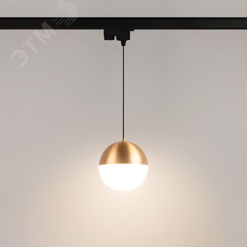 Светильник LGD-EMISFERO-TRACK-HANG-2TR-R150-11W Warm3000 (GD, 170 deg, 230V) (Arlight, IP20 Металл, 3 года) (035942) - фото 3
