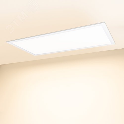 Светильник DL-INTENSO-S600x1200-60W Warm3000 (WH, 120 deg, 230V) (Arlight, IP40 Металл, 3 года) | 036241 | Arlight - фото 2