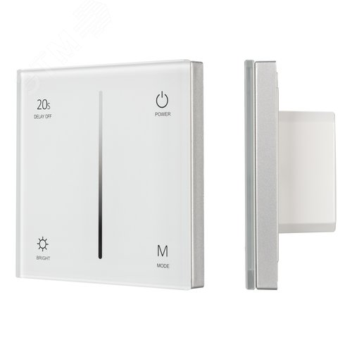 Панель SMART-P36-DIM-IN White 230V, 1.5A, TRIAC, Sens, 2.4G ARL, IP20 пластик, 5 лет - Arlight