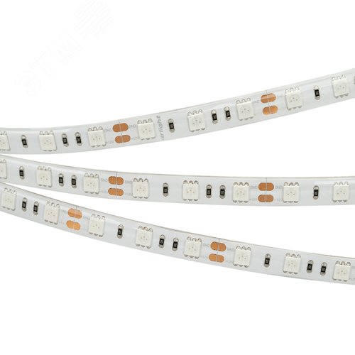 Лента LED RTW 2-5000SE 12V Red 2x (5060, 300 LED, LUX) (ARL, 14.4 Вт/м, IP65) (015445)