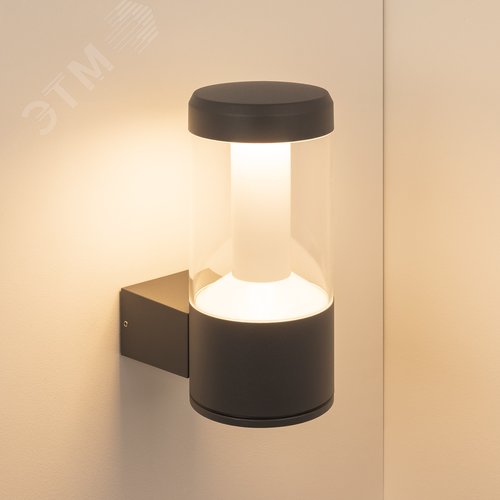 Светильник LGD-STEM-WALL-10W Warm3000 (GR, 185 deg, 230 В) (ARL, IP65 Металл, 3 года) 2