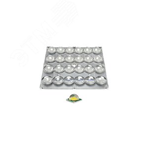Блок линз 24B70-M120х120 (70°, 24x LED) (Turlens, -) (016077) - Arlight
