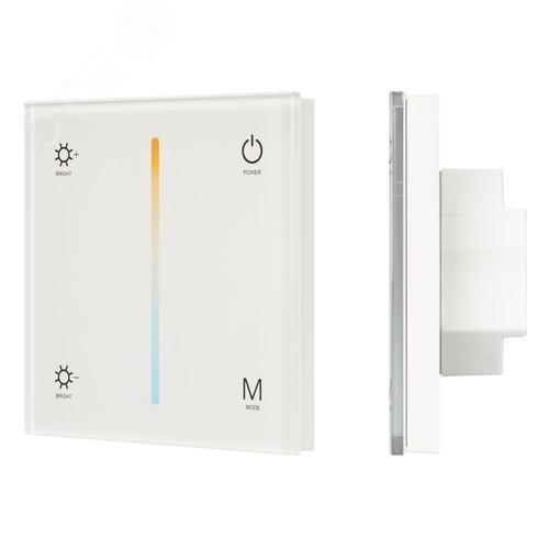 Панель Sens SMART-P21-MIX White 12-24V, 2.4G ARL, IP20 пластик, 5 лет - Arlight