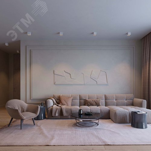 Светильник SP-ORIENT-SURFACE-TC-S65x65-10W Warm3000 (BK, 30 deg, 230V) (Arlight, IP20 Металл, 5 лет) (031857) - фото 3