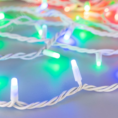 Гирлянда светодиодная декоративная ARD-STRING-PRO-10000-WHITE-100LED-MILK-LIVE RGB-DMX 24V, 10W ARDCL, IP65 - Arlight