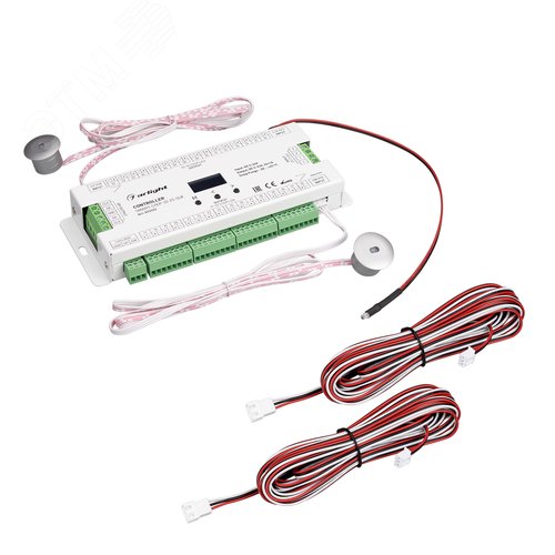 Контроллер лестничный SMART-STEP-32-2S-SUF (5-24V, 32x1A, SPI) (033122) - Arlight