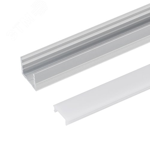 Профиль с экраном SL-SLIM-H13M-2500 ANOD+OPAL (ARL, Алюминий) 2