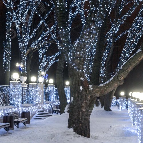 Гирлянда светодиодная декоративная ARD-STRING-PRO-10000-BLACK-100LED-STD WHITE 230V, 7W ARDCL, IP65 2