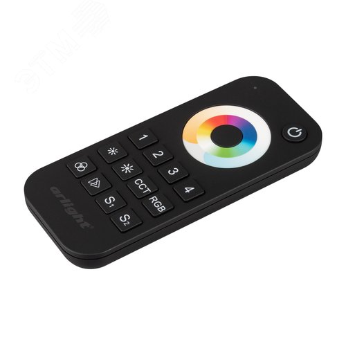 Пульт SMART-R22-MULTI Black 4 зоны, 2.4G ARL, IP20 пластик, 5 лет - Arlight