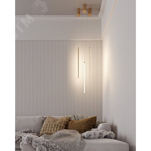 Светильник SP-UMBRA-HANG-V-L600-10W Warm3000 (GD, 120 deg, 230V) (Arlight, IP20 Металл, 3 года) | 036952 | Arlight - фото 4