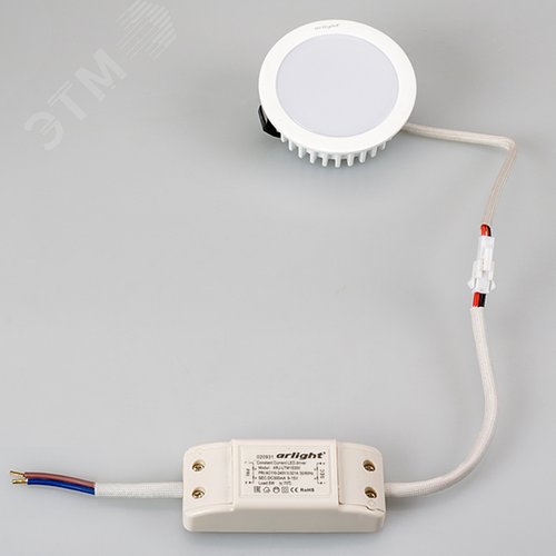 Светильник светодиодный LTM-R70WH-Frost 4.5W Warm White 110deg (ARL, IP40 металл, 3 года) 3