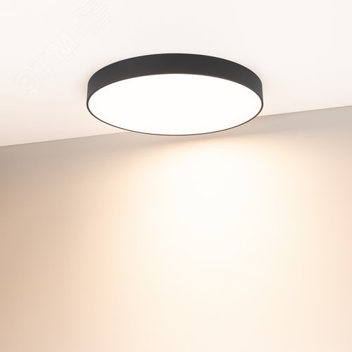 Светильник SP-RONDO-R600-60W Warm3000 (BK, 120 deg, 230V) (IP40 металл, 3 года) - фото 4
