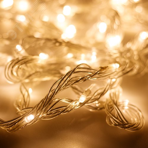 Гирлянда светодиодная декоративная ARD-STRING-HOME-10000-CLEAR-99LED-RUN WARM 230V, 10.5W ARDCL, IP20 - фото 2