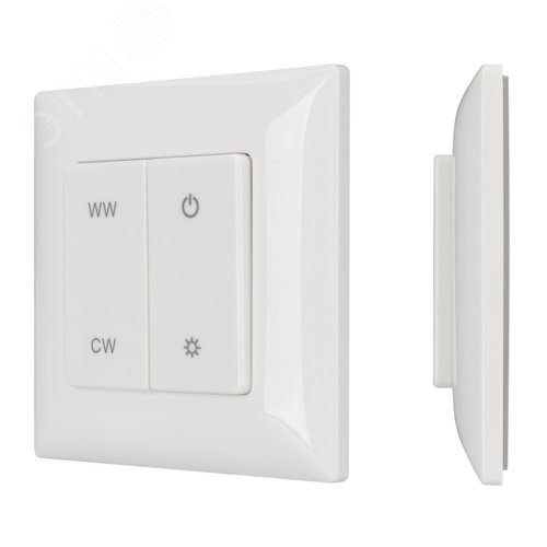 Панель SMART-P48-MIX-P-SUF (3V, 1 зона, Knob, 2.4G) (ARL, Пластик) - Arlight