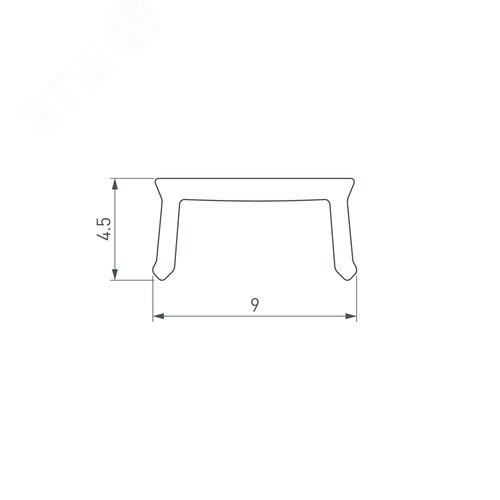 Держатель в шкаф для ALU-ROUND (ARL, Пластик) 5