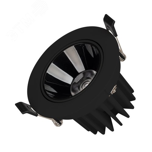 Светильник MS-FORECAST-BUILT-TURN-R102-12W Day4000 (BK-BK, 32 deg, 230V) (IP20 металл, 5 лет) - Arlight