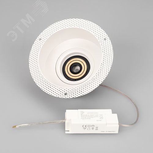Корпус PLURIO-BASE-BUILT-TRIMLESS-R160 (WH, 1-2, 200mA) (Arlight, IP20 Металл, 3 года) (030272) - фото 5