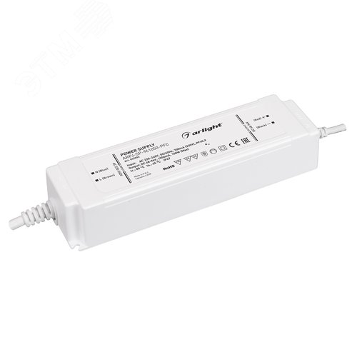 Блок питания ARPJ-SP-961050-PFC (100W, 48-96V, 1.05A) (Arlight, IP67 Пластик, 5 лет) | 037894 | Arlight - Arlight