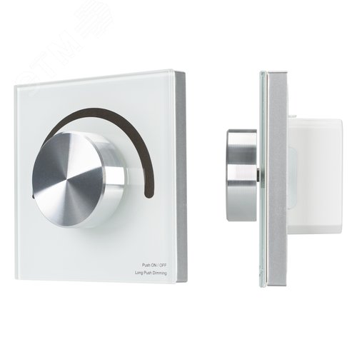 Панель SMART-P90-DIM-G-IN White 230V, Rotary, 2.4G ARL, пластик - Arlight