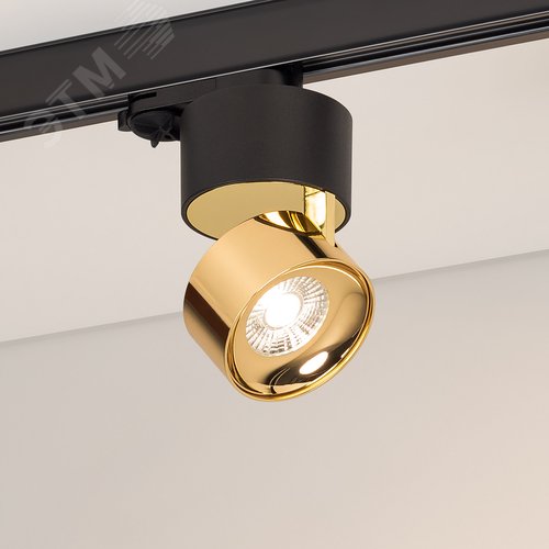 Светильник светодиодный трековый SP-PLURIO-TRACK-4TR-R77-9W Day4000 (BK-BRS, 36 deg, 230V) (ARL, IP20 Металл, 3 года) - Arlight