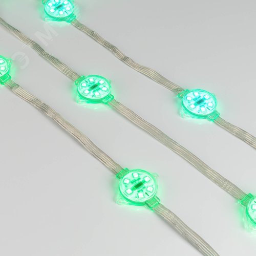 Модуль управляемый VISOR-DMX-5060-6-24V RGB 120deg (D40x12мм, 1.5W, IP68) (-) - фото 8