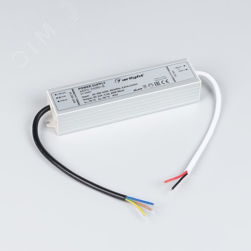 Блок питания ARPV-24080-B (24V, 3.3A, 80W) (ARL, IP67 Металл, 3 года) - фото 3