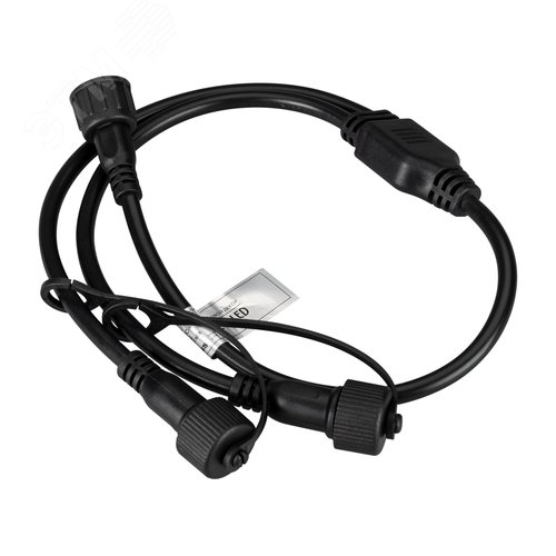 Коннектор питания ARD-CLASSIC-SYNC-RGB Black (230V, 2 ports) (ARDCL, Закрытый) - Arlight