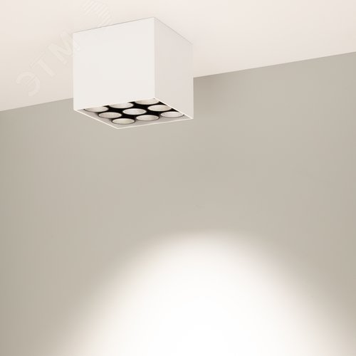 Светильник SP-ORIENT-SURFACE-TC-S95x95-20W Day4000 (WH, 30 deg, 230V) (IP20 металл, 5 лет) - фото 6