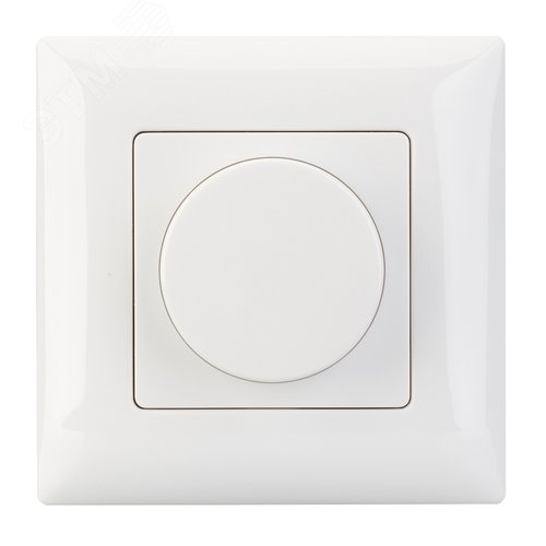 Панель SMART-P14-DIM-IN White (230V, 3A, 0-10V, Rotary, 2.4G) (ARL, IP20 Пластик, 5 лет) - фото 2
