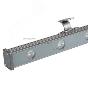 Светодиодный прожектор AR-LINE-1000XS-12W-24V RGB (Grey, 30 deg, DMX512) (ARL, Закрытый) (024329)