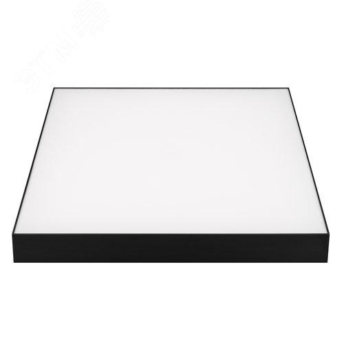 Светильник SP-QUADRO-S500x500-50W Day4000 (BK, 120 deg, 230V) (, IP40 Металл, 3 года) - фото 3