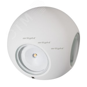 Светильник LGD-Wall-Orb-4WH-8W Warm White (ARL, IP54 Металл, 3 года) (021819)