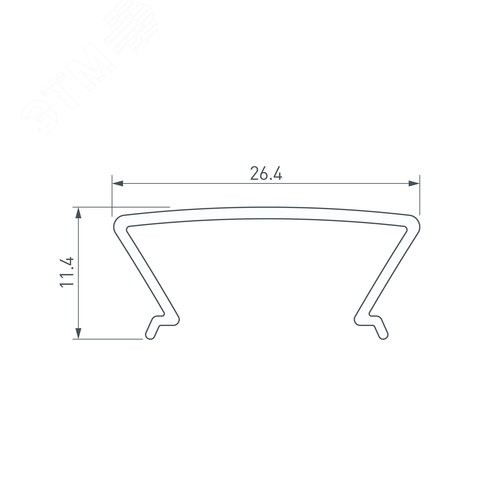 Экран FOLED-2000 BLACK-PM чёрный (ARL, Пластик) 3