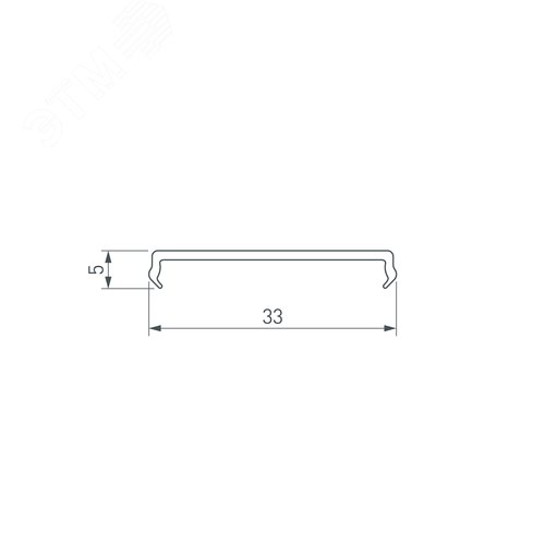 Профиль WPH-LINE-1212-2000 OPAL (ARL, Пластик) 5