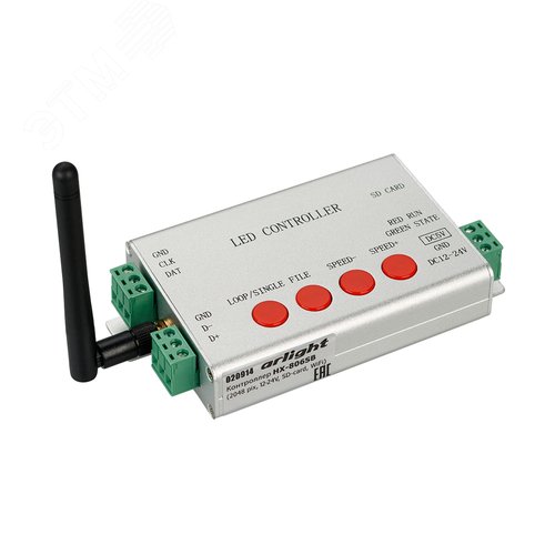Контроллер HX-806SB 2048 pix, 12-24V, SD-card, WiFi - Arlight
