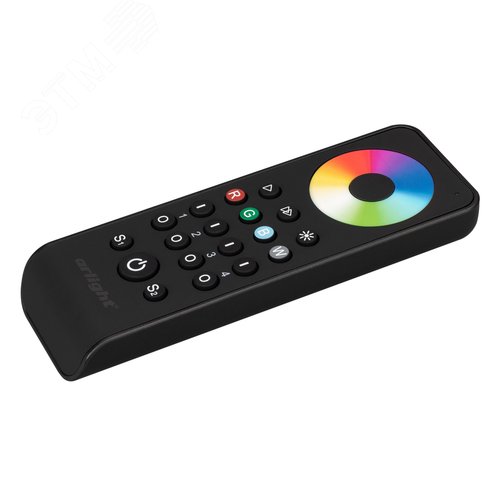 Пульт SMART-R43-RGBW Black 4 зоны, 2.4G ARL, IP20 пластик, 5 лет - Arlight