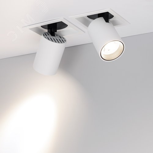 Светильник LTD-PULL-S110x110-10W Day4000 (WH, 24 deg, 230V) (Arlight, IP20 Металл, 5 лет) (031367) - фото 5