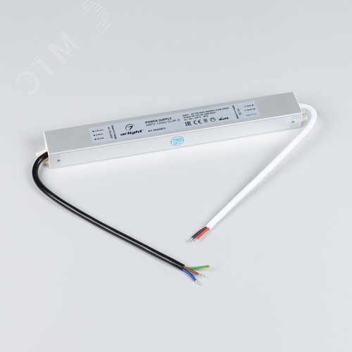 Блок питания ARPV-12060-SLIM-D (12V, 5A, 60W) (ARL, IP67 Металл, 3 года) - фото 4