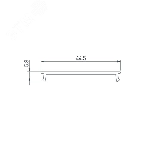 Линейка SL-ARC-D800-A45-5.8W 24V White6000 (320мм, дуга 1 из 8) (Открытый) 3