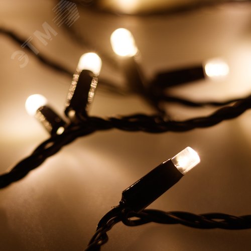 Гирлянда светодиодная декоративная ARD-STRING-PRO-10000-GREEN-100LED-STD WARM 230V, 7W ARDCL, IP65 5