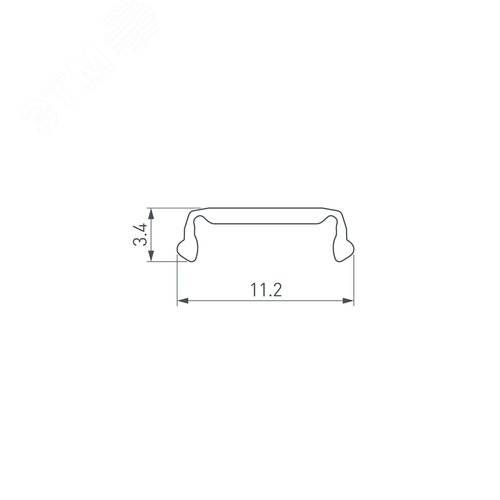 Коннектор NEO-TAIL-R15-200-CON-M (BK) 12