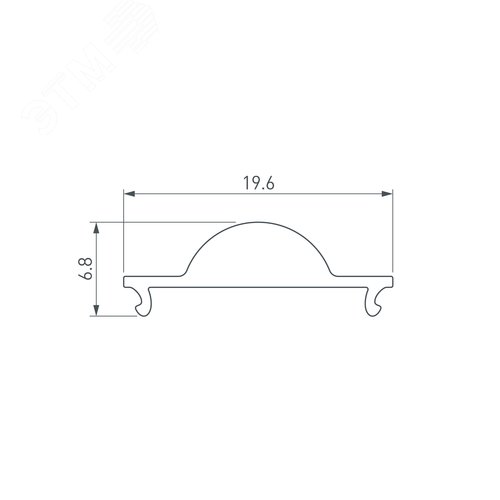 Экран ARH-WIDE-B-H20-2000 Lens Clear-PM (ARL, Пластик) 2
