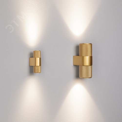 Светильник SP-SPICY-WALL-MINI-TWIN-S104x39-2x3W Day4000 (GD, 40 deg, 230V) (, IP20 Металл, 3 года) - фото 5
