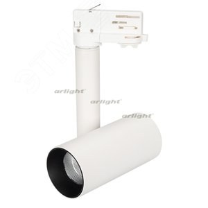 Светильник трековый SP-POLO-TRACK-PIPE-R65-8W Day4000 (WH-BK, 40 deg) (ARL, IP20 Металл, 3 года) (027485) - Arlight